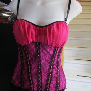 pink bones corset size med
